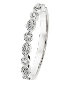 Kohinoor Clara timanttisormus valkokulta 033-269V-10