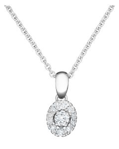 Kohinoor Olivia timanttiriipus valkokulta 123-410V-36