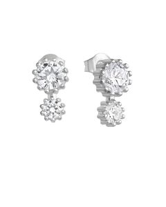 Lempikoru Nuppu korvakorut kahdella kivellä 3307801000