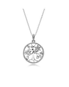 Pandora hopeinen riipus Tree of Life 390384CZ-80