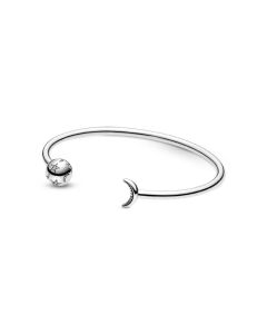 Pandora hopeinen rannekoru Moon and Stars 599120C01-2