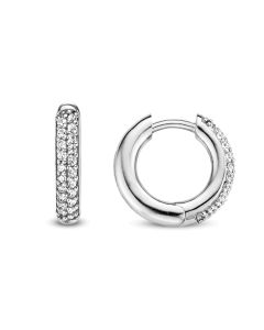 Ti Sento hopeiset korvakorut zirkoneilla