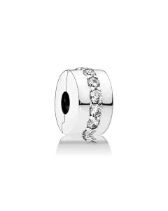 Pandora Clear Sparkling Row lukkopala 791972CZ