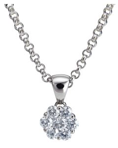 Kohinoor Dahlia timanttiriipus valkokulta 924-232V-40B4