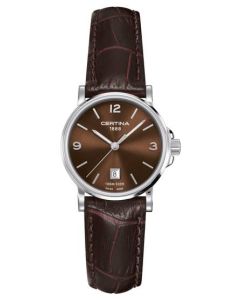 Certina DS Caimano Lady Silver/Brown C0172101629700
