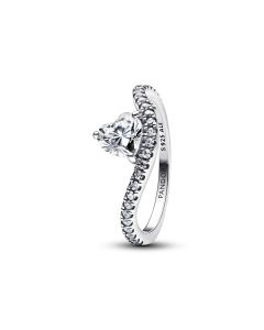 Pandora Timeless Wave Heart sormus 193661C01-56
