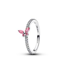 Pandora Sparkling Butterfly sormus 194269C02-52