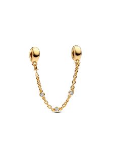 Pandora Triple Stone 14K kullattu turvaketju 763515C01-05