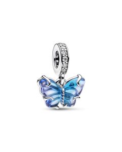 Pandora Blue Murano Glass Butterfly Dangle hela 792698C01