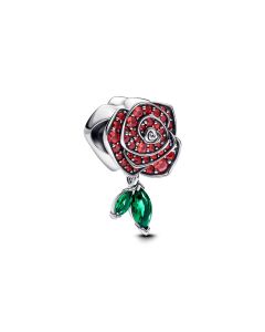 Pandora Pavé Red Rose Dangle hela 793201C02