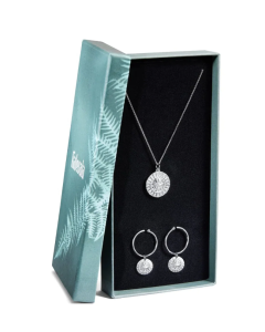 Kalevala Amuletti Aurinkoleijona lahjasetti hopea