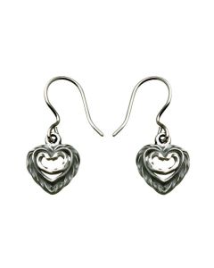 Kalevala Talon sydän korvakorut hopea