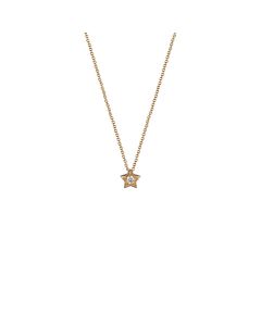 Lumoava Elämäntähti kultainen riipus timantilla 45cm  L76228600000