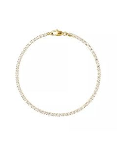 Mockberg Shiny Gold Medium Tennis rannekoru 17/20cm MB0035