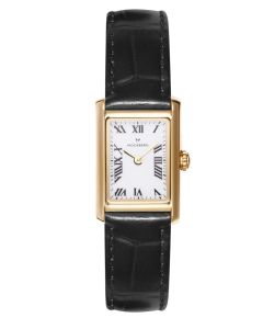 Mockberg Timeless Black Leather Gold MB0245