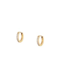 Mockberg Shiny Gold Hoops Small korvarenkaat Ø13mm MO585