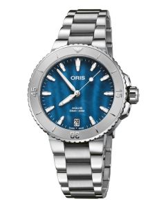Oris Aquis Date Aegean Blue 36.5mm 01-733-7770-4155-1