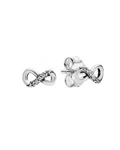 Pandora hopeiset korvakorut Sparkling Infinity 298820C01