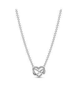 Pandora Sparkling Infinity Heart Collier kaulakoru 392666C01-50
