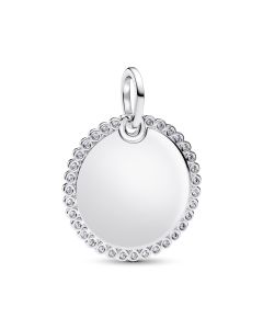 Pandora Engravable Round Tag riipus 394007C01