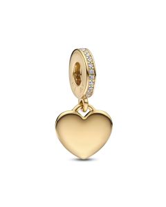 Pandora Moments Engravable Heart Tag hela kullattu 768761C01