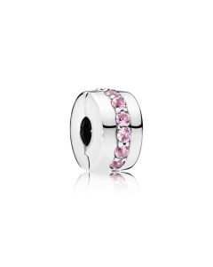 Pandora Pink Sparkling Row lukkopala 791972PCZ
