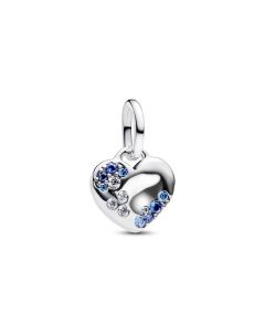 Pandora Sparkling Blue Heart hela 793932C01