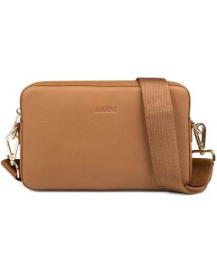 Aarni Iso Olkalaukku konjakki/kulta