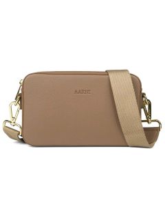 Aarni Olkalaukku hiekka/kulta