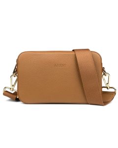 Aarni Olkalaukku konjakki/kulta