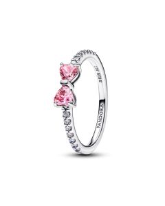 Pandora Timeless Sparkling Pink Bow sormus koko 52 193510C01-52