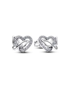Pandora Entwined Heart & Butterfly korvakorut 294476C01