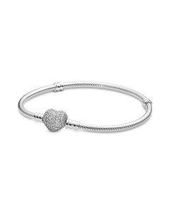 Pandora Moments Sparkling Heart rannekoru 17cm 590727CZ-17