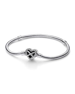 Pandora Moments Sparkling Infinity Heart Clasp rannekoru 17cm 592645C01-17