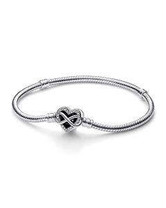 Pandora Moments Sparkling Infinity Heart Clasp rannekoru 20cm 592645C01-20