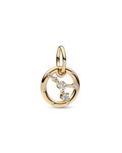 Pandora Zodiac Cancer horoskooppihela kullattu 762708C01