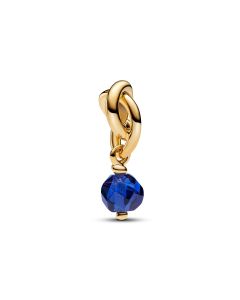 Pandora September Birthstone Blue Eternity Circle Dangle hela 763462C09