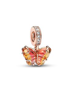 Pandora Pink & Yellow Murano Glass Butterfly Dangle hela 782698C01