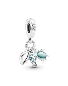 Pandora Moments Fish, Sea Turtle & Conch Triple Dangle hela 791697C01