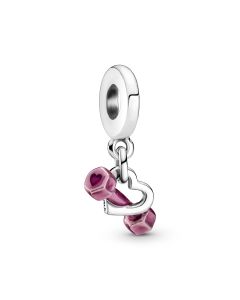 Pandora Dumbell & Heart dangle hela 799545C01