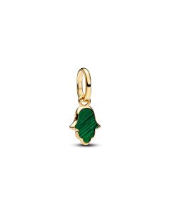 Pandora ME Green Hamsa Hand Mini Dangle hela kullattu 764612C01