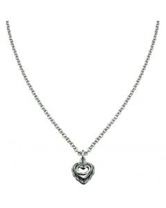 Kalevala Talon sydän riipus pieni hopeinen