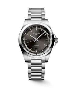Longines Conquest Quartz Black Sandblasted 38mm L37504526