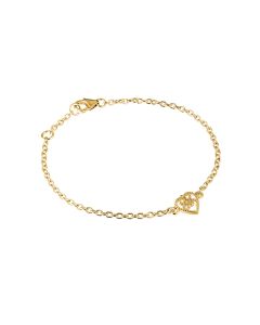 Lumoava Helmi rannekoru kullattu 16/18,5cm L63264100000