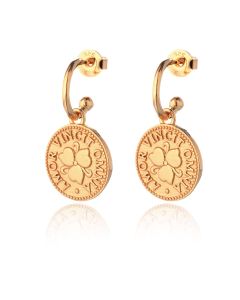 Lumoava Penny korvakorut keltakullattu L64251100000