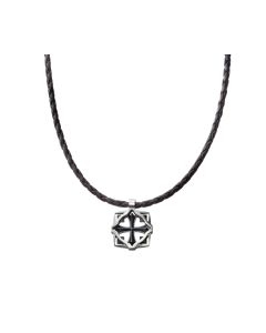 Lumoava Soturi riipus iso nahkapanta 50cm