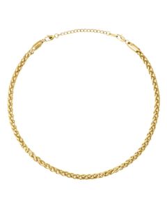 Mockberg Rebel Chain Necklace Gold kaulaketju 40/45cm MB1375