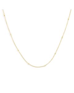 Mockberg Beaded Chain Gold Small kaulakoru 40/45cm MB2008