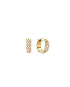 Mockberg Amour Gold Hoops Medium korvarenkaat Ø16mm MO211