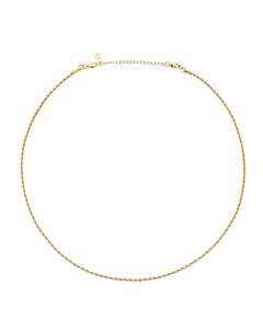 Mockberg Thin Rope Gold kaulaketju 45/50cm MO557